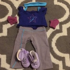 American Girl Mia’s Practice outfit